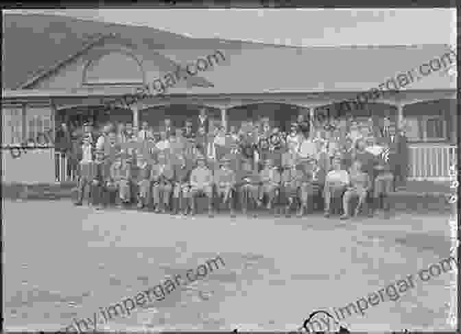 A Group Of Internees On The Isle Of Man. Island Of Barbed Wire: The Remarkable Story Of World War Two Internment On The Isle Of Man