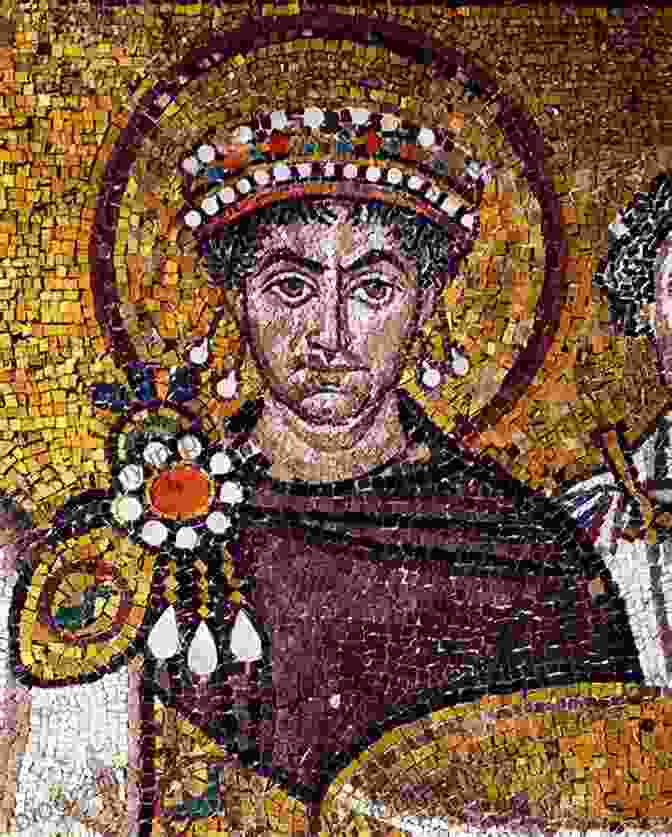 A Majestic Byzantine Mosaic Depicting The Emperor Justinian And His Court, Surrounded By Intricate Geometric Patterns And Religious Iconography. Eat Drink And Be Merry (Luke 12:19) Food And Wine In Byzantium: Papers Of The 37th Annual Spring Symposium Of Byzantine Studies In Honour Of Professor The Promotion Of Byzantine Studies 13)