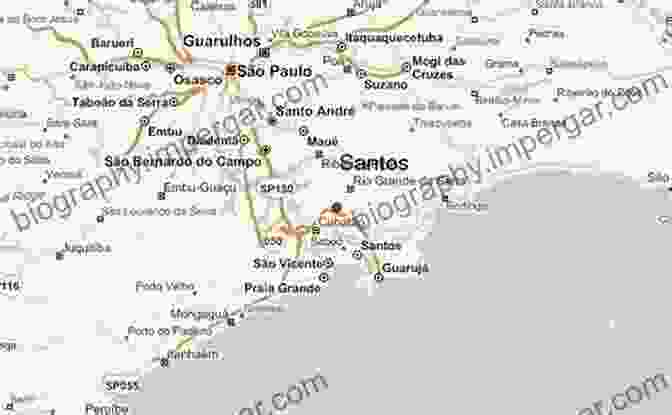 A Map Showing The Location Of Santos In Brazil The Hierarchies Of Slavery In Santos Brazil 1822 1888