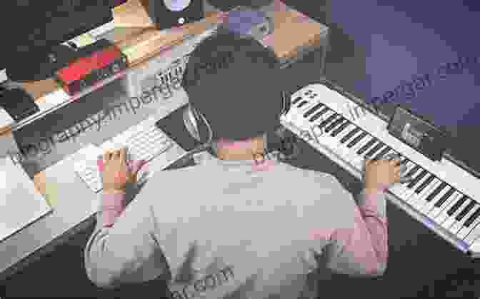 A Musician Working On A Musical Composition Modern MIDI: Sequencing And Performing Using Traditional And Mobile Tools