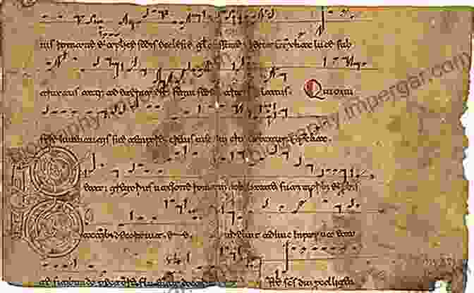 A Page From A Medieval Music Manuscript Showing Musical Notation Composing The World: Harmony In The Medieval Platonic Cosmos (Critical Conjunctures In Music And Sound)