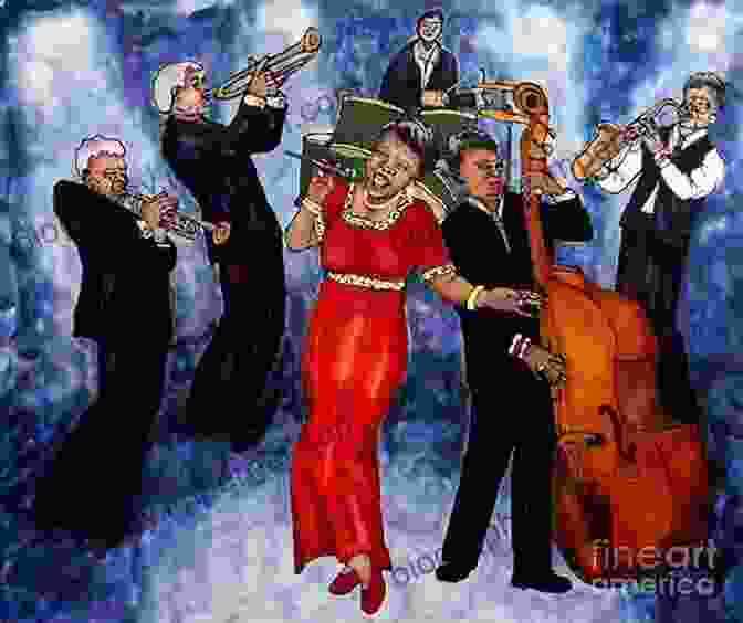 A Painting Of A Group Of People Dancing In A Jazz Club. The Sweetly Diabolic Art Of Jim Flora (The Art Of Jim Flora)