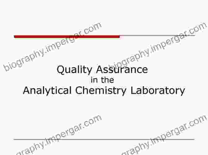 Image Depicting The Importance Of Quality Assurance In Analytical Chemistry Quality Assurance In Analytical Chemistry: Training And Teaching