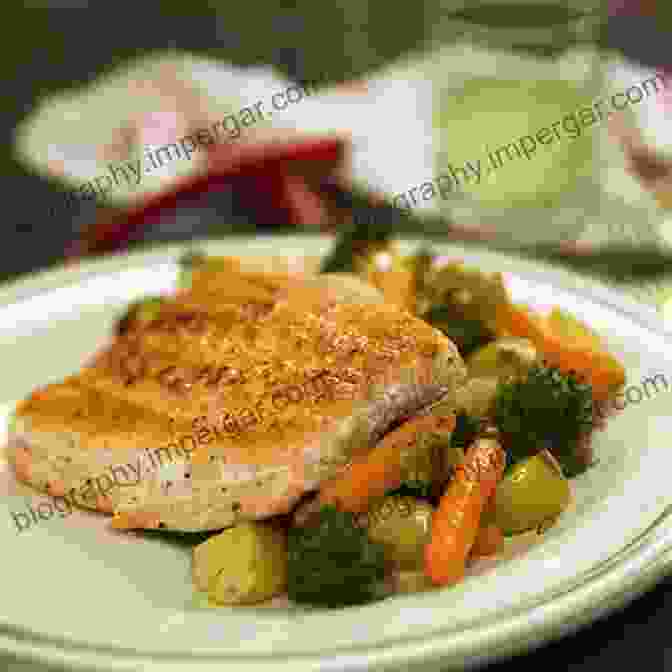 Roasted Salmon With Roasted Vegetables PEGAN DIET: COMBINATION OF PALEO AND VEGAN DIET