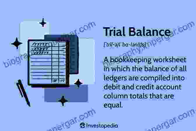 Trial Balance To Verify Accuracy Textbook Of Financial Accounting And Analysis